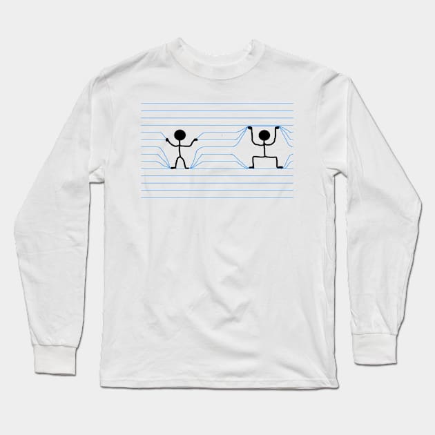 Stickman Long Sleeve T-Shirt by YellowLion